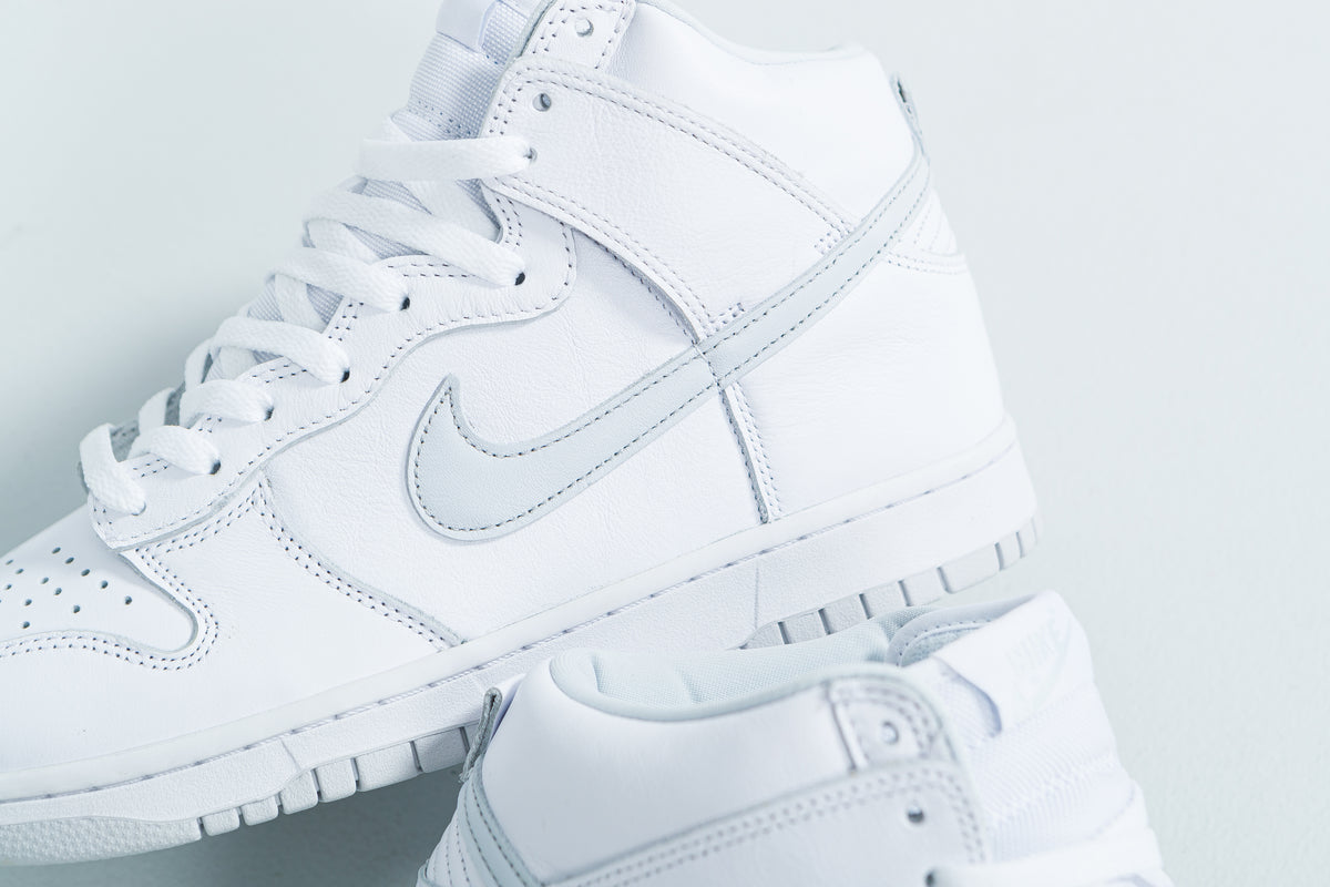 nike dunk high sp white pure platinum