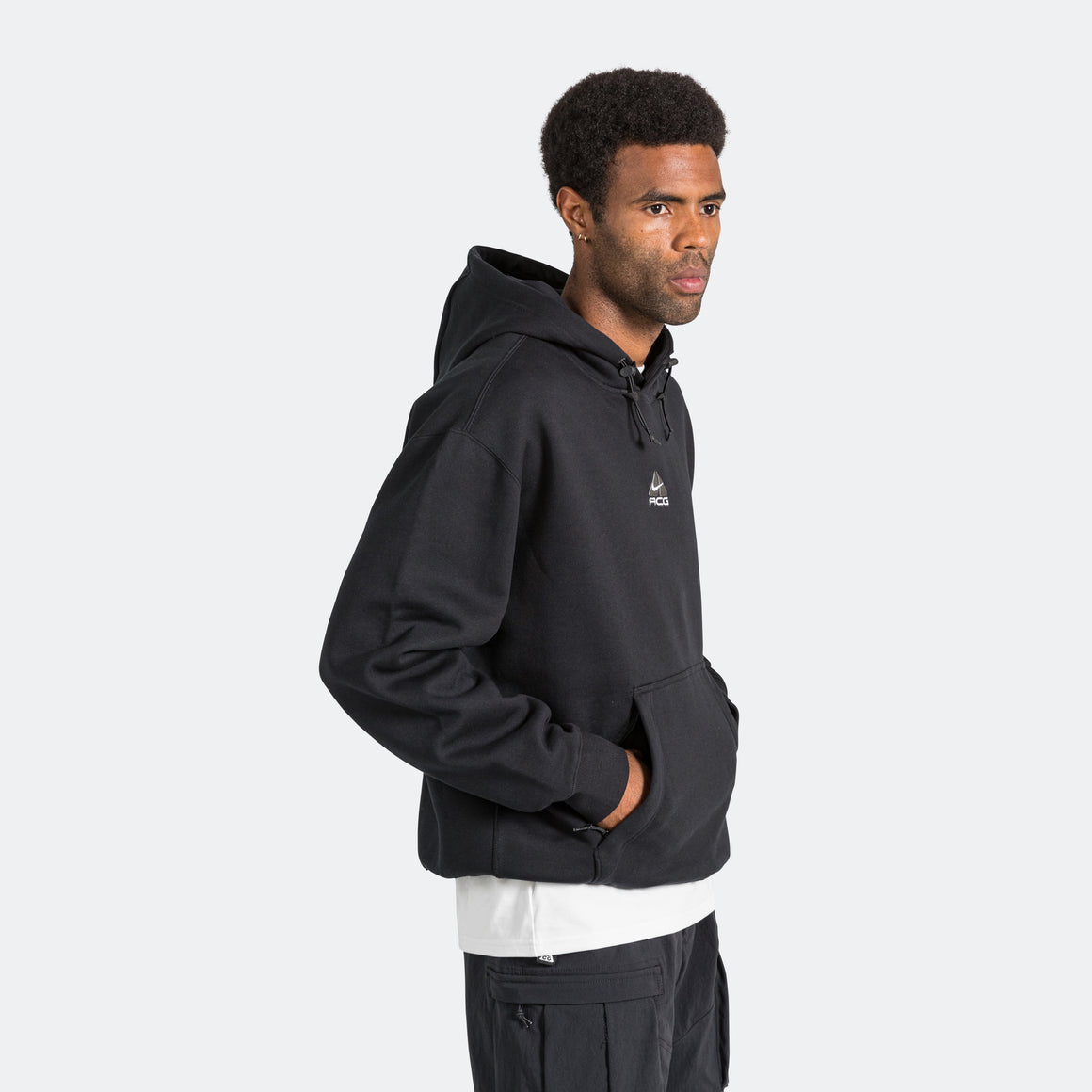 Nike ACG - Therma-FIT Tuff Fleece Hoody - Black/Anthracite-Summit White - UP THERE