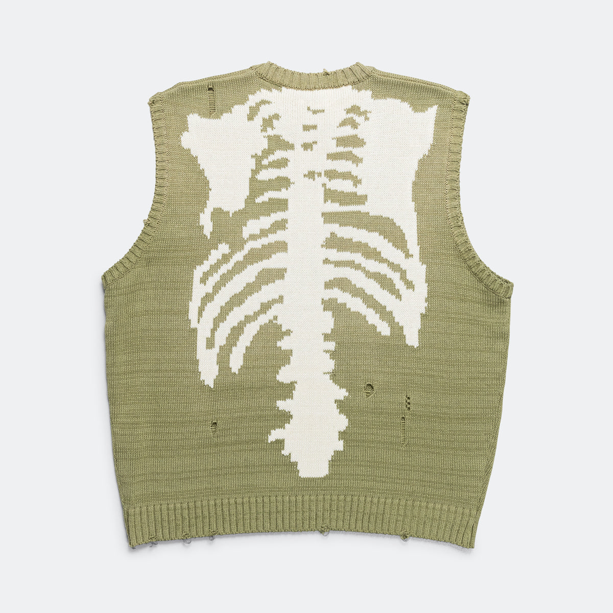トップス Kapital 5G Cotton Knit Bone vest archive 9FE1777E-FA1B-418F-AD41-