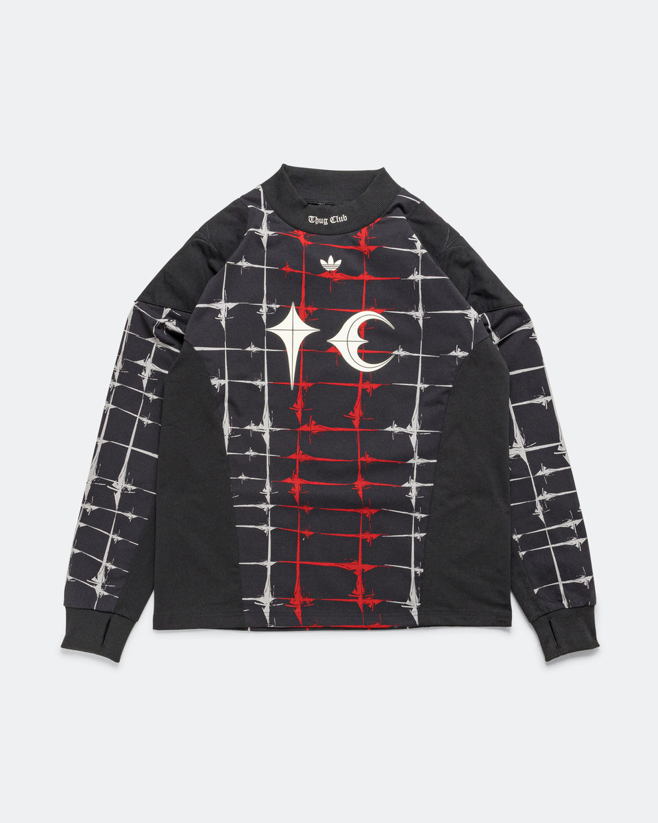 adidas - Goalie T LS x Thug Club - Black | UP THERE