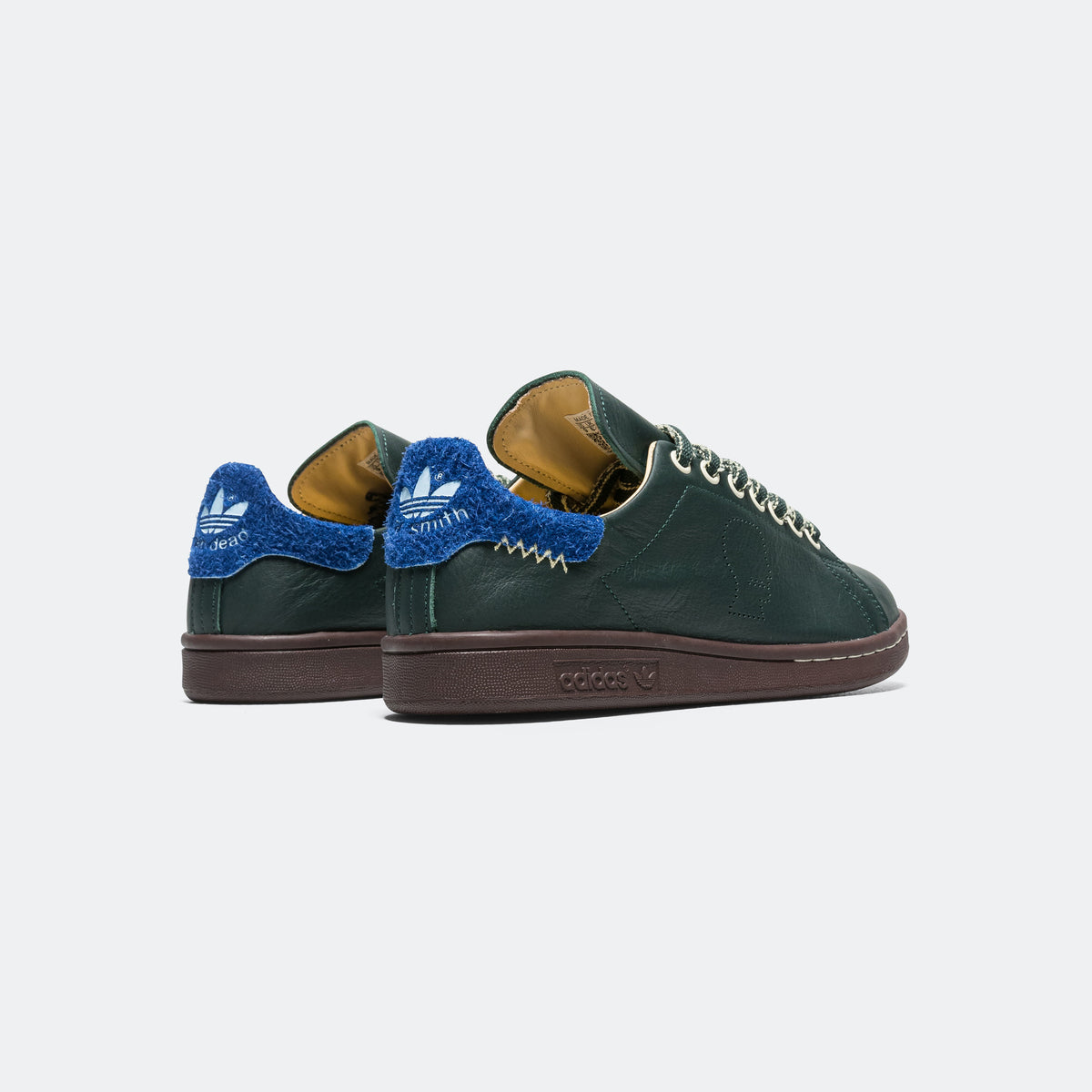 Stan Smith x Brain Dead Dark Green/Bahia Light Blue-Sand Strata