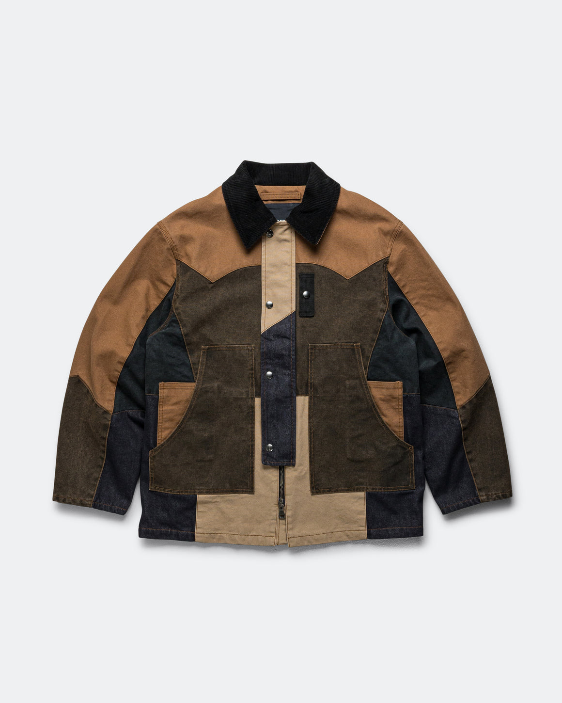 Andersson Bell - Patchwork Washed Jacket - Multi - UP THERE