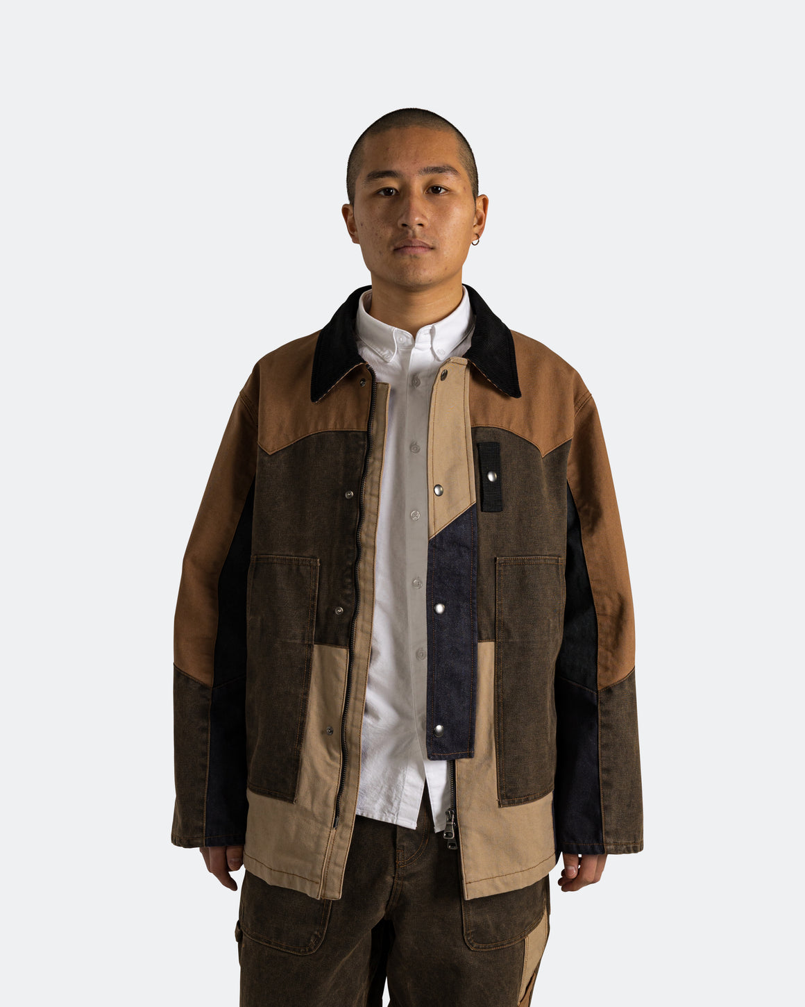 Andersson Bell - Patchwork Washed Jacket - Multi - UP THERE
