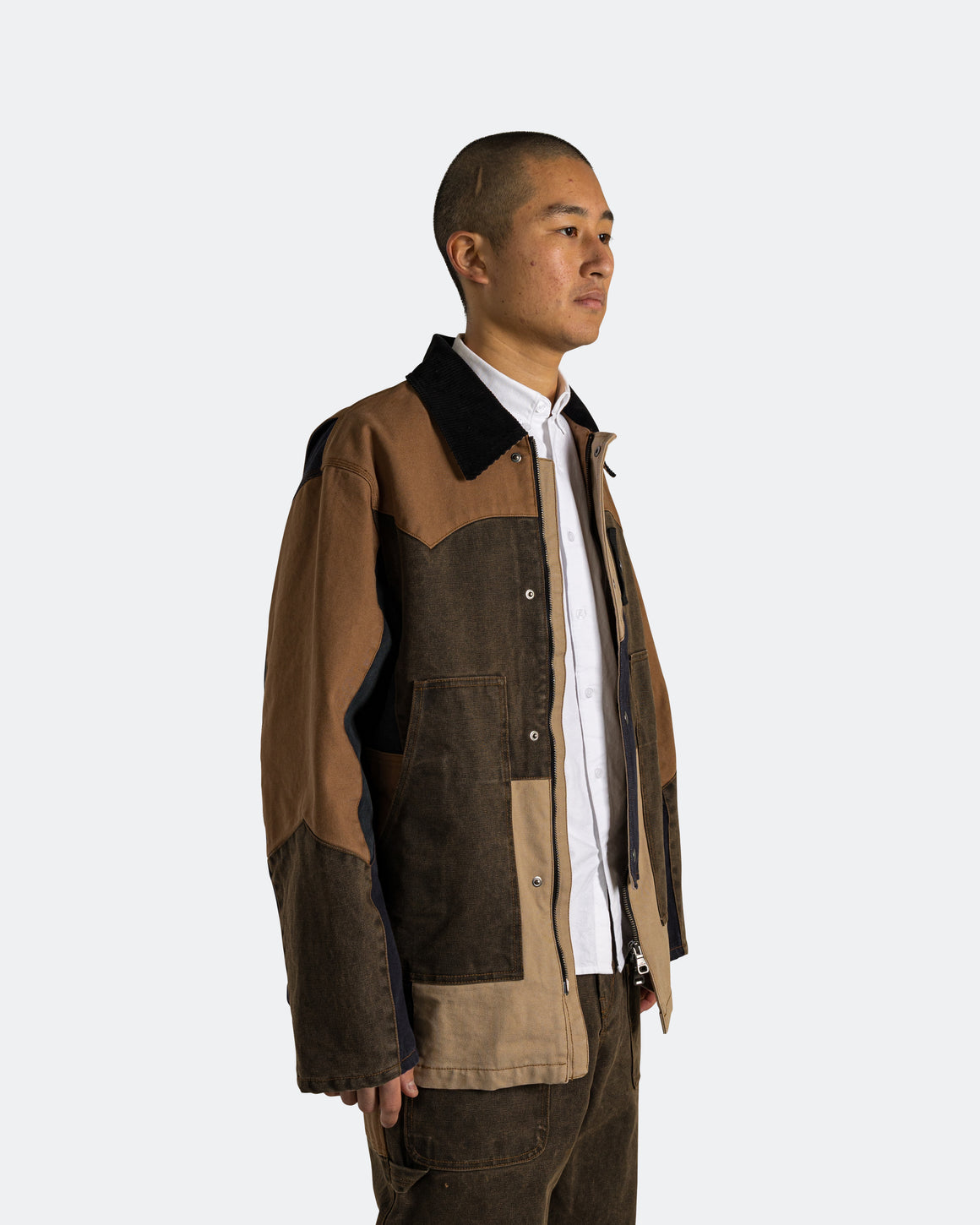 Andersson Bell - Patchwork Washed Jacket - Multi - UP THERE