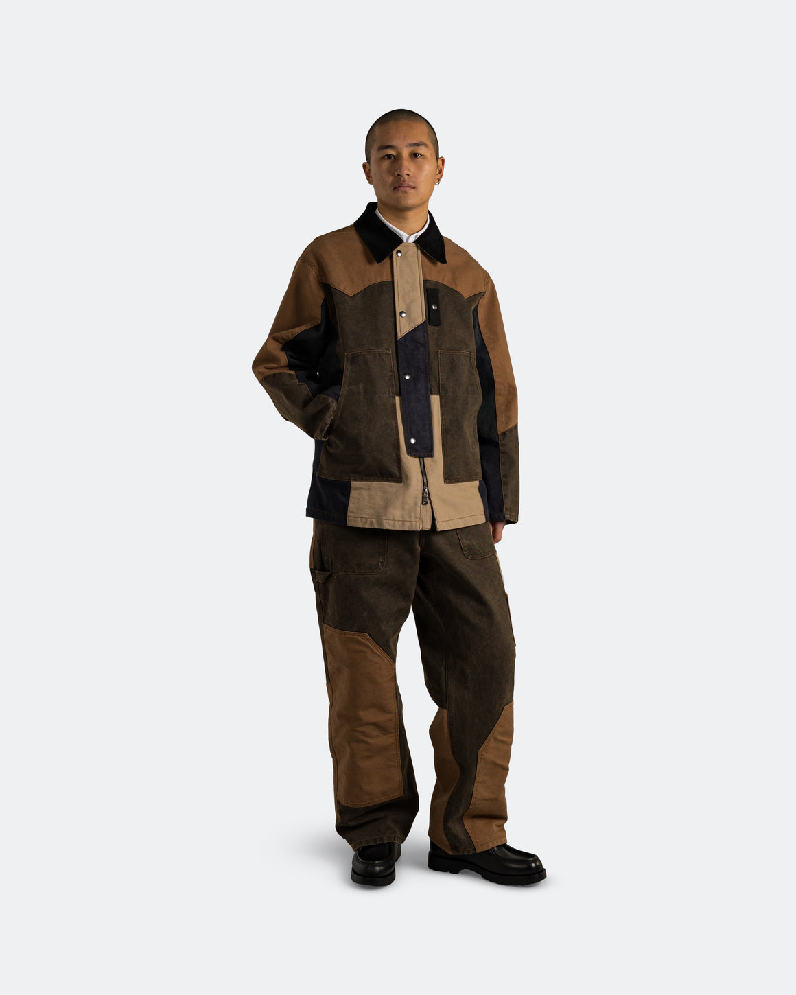 Andersson Bell - Patchwork Washed Jacket - Multi - UP THERE