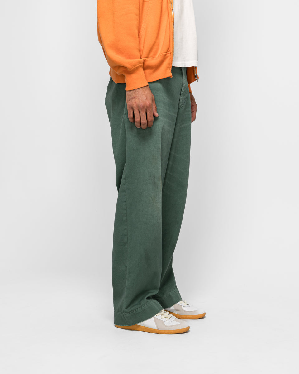 A.PRESSE アプレッセVintage Twill Work Pant A.PRESSE - Vintage Twill Work Pants - Green | UP THERE