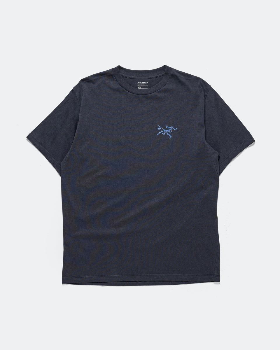 Arc'Teryx - Mens Kragg SL Cotton SS - Black Sapphire | UP THERE
