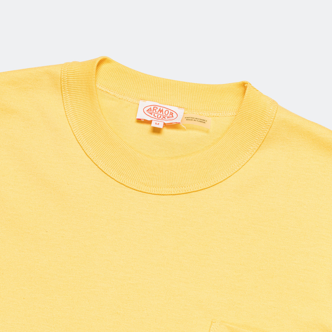 Armor Lux - Heritage Pocket T-Shirt - Yellow - UP THERE