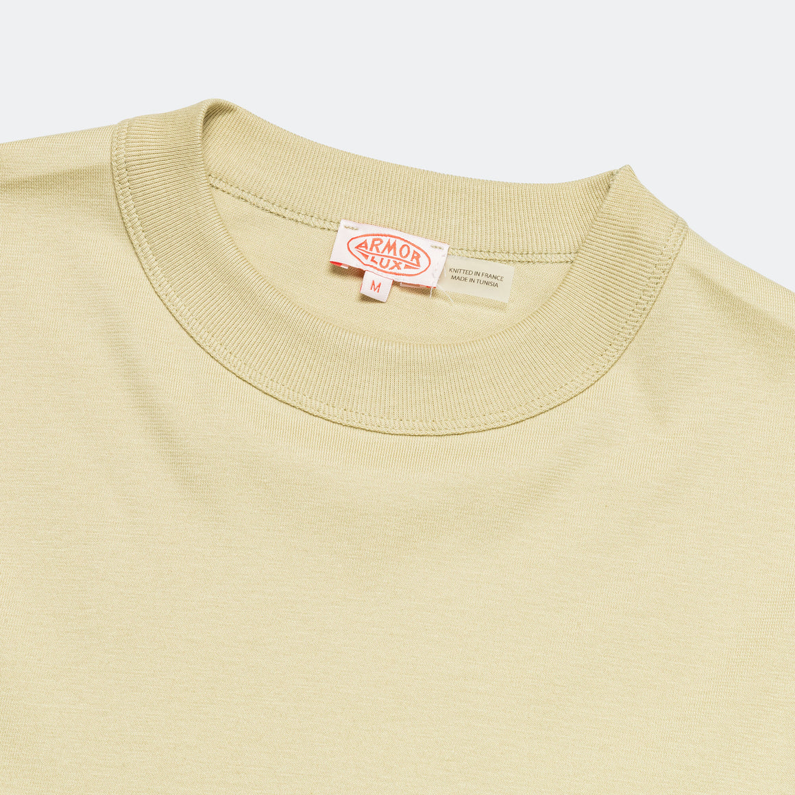 Armor Lux - Heritage T-Shirt - Pale Olive - UP THERE
