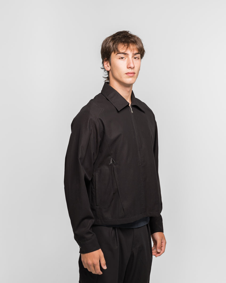 ジャケット・アウター CONVERTIBLE UTILITY TECH SHIRT BLOUSON Asics - Mirbelioids Shirt Jacket - Black | UP THERE