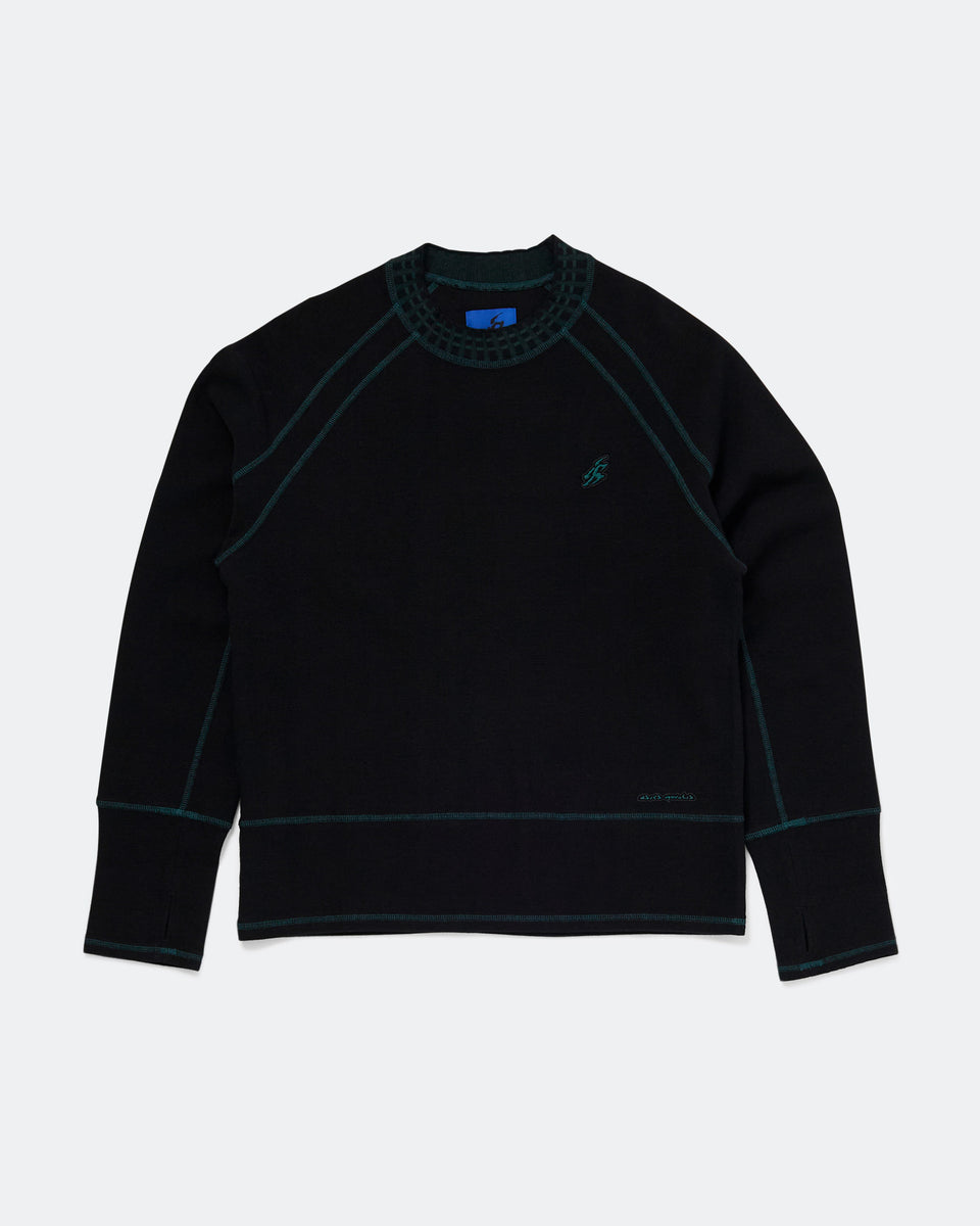 【未使用品】 ASICS NOVALIS TAMARICA LS T-SHIRT Asics - Tamarica LS T-Shirt - Black | UP THERE