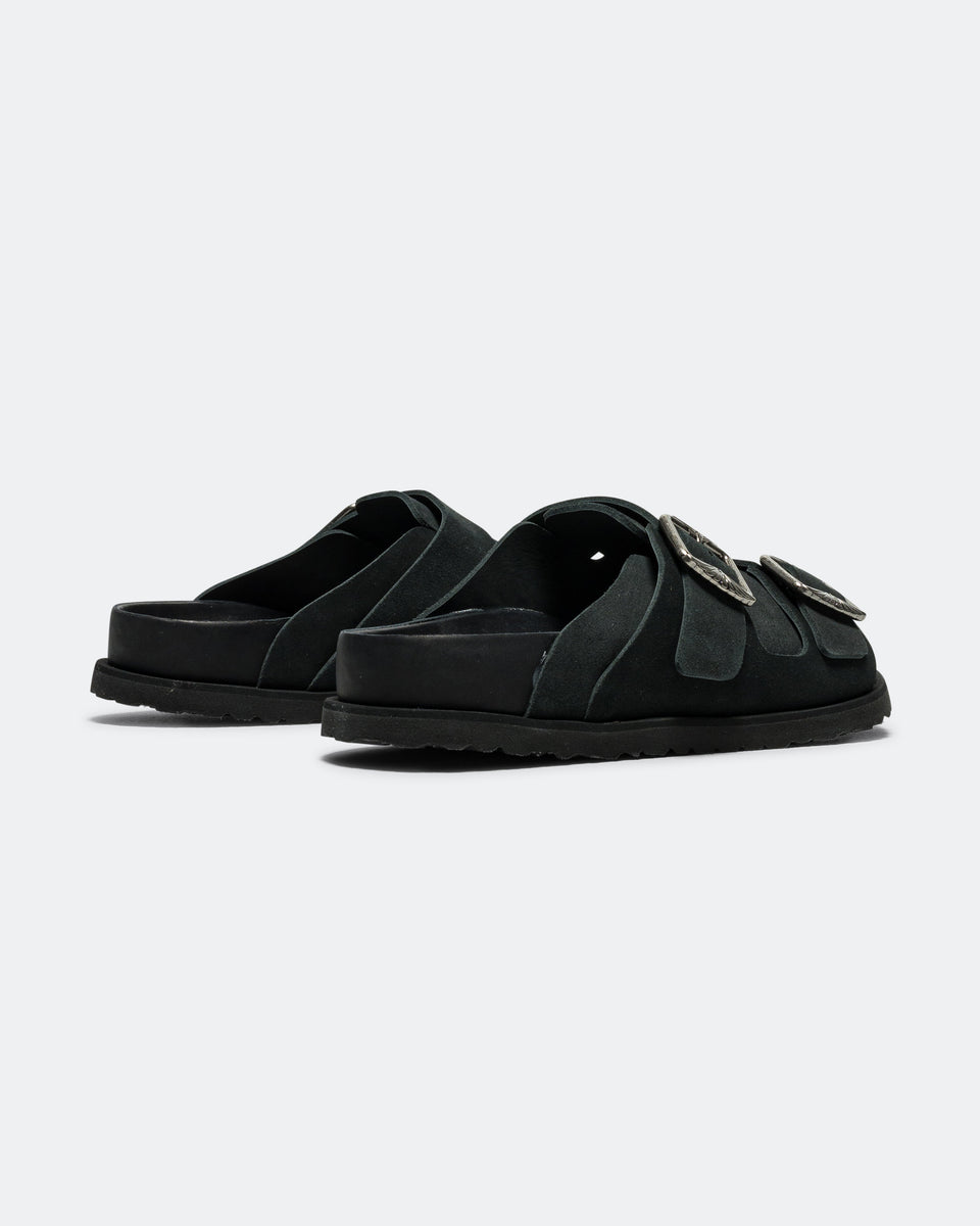 新品未使用　BIRKENSTOCK　1774 WEST SUEDE BIRKENSTOCK 1774 222 West suede clogs | NET-A-PORTER