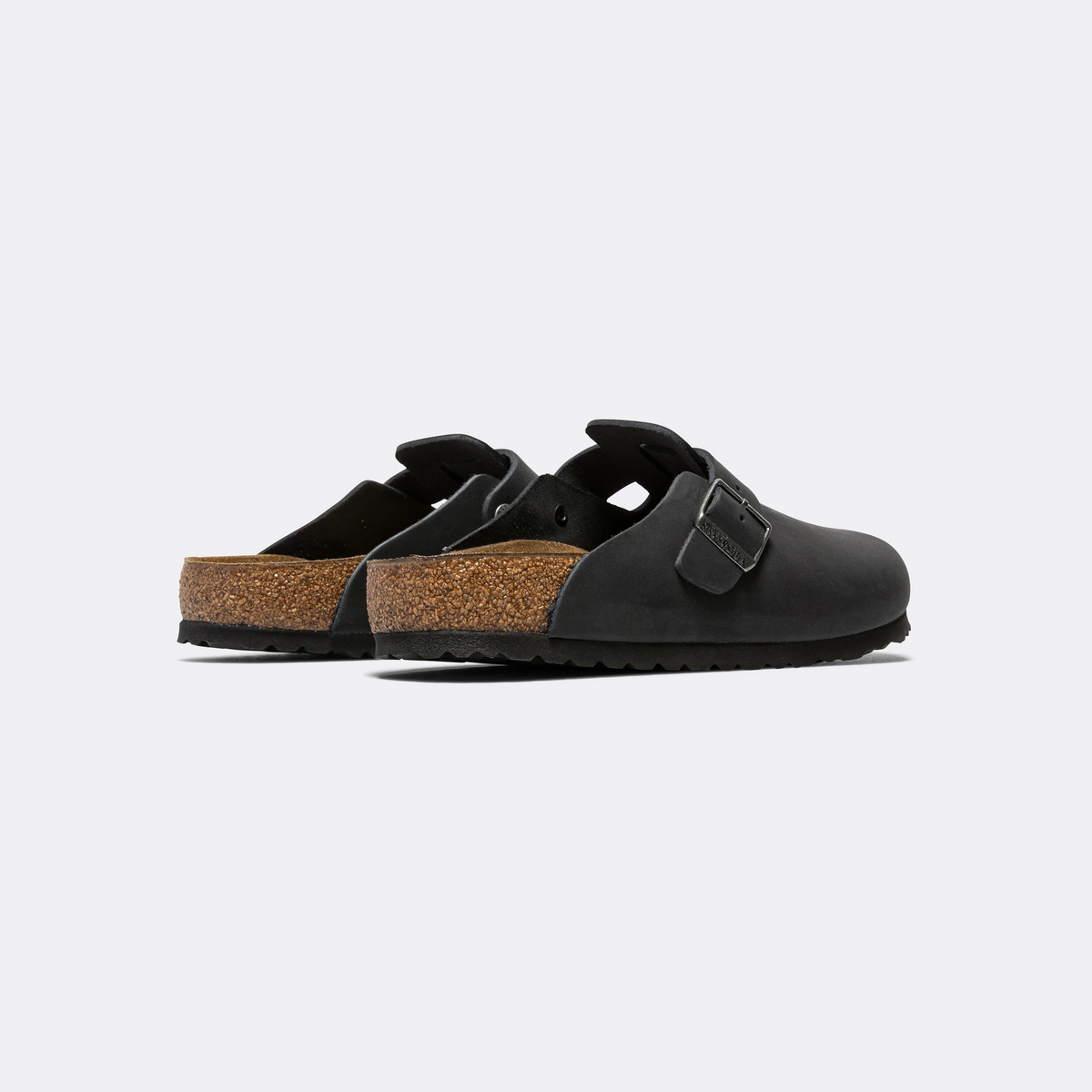 Birkenstock Boston - Black Oiled Leather | UP THERE