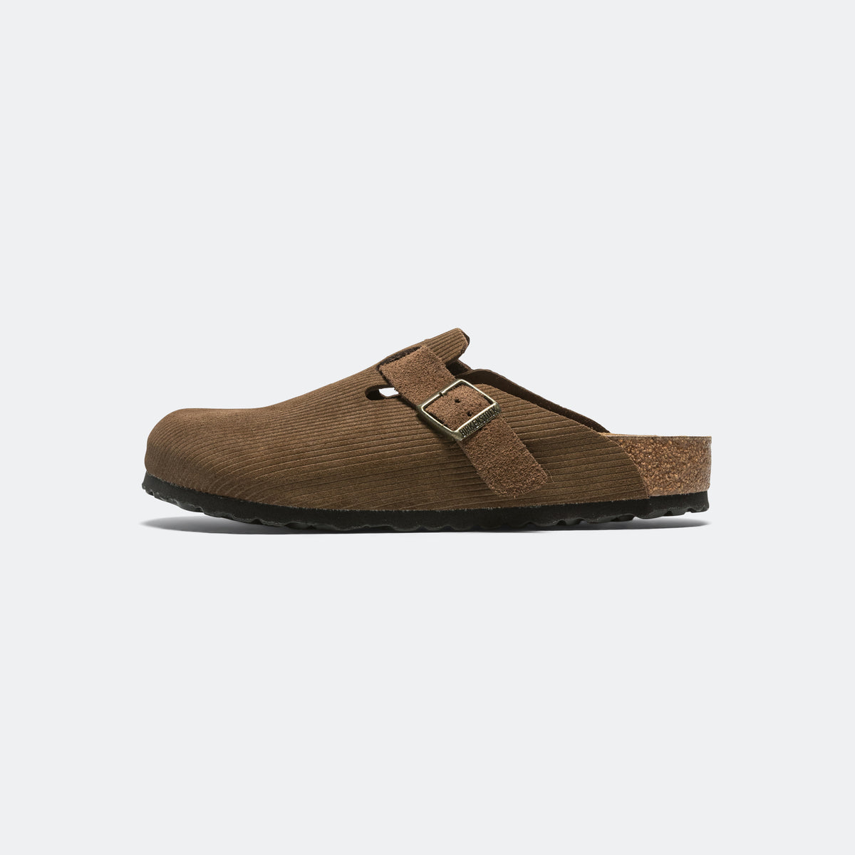 靴 BIRKENSTOCK Exclusive Boston Corduroy 38 Birkenstock Boston Corduroy - Dark Tea Suede Leather | UP THERE