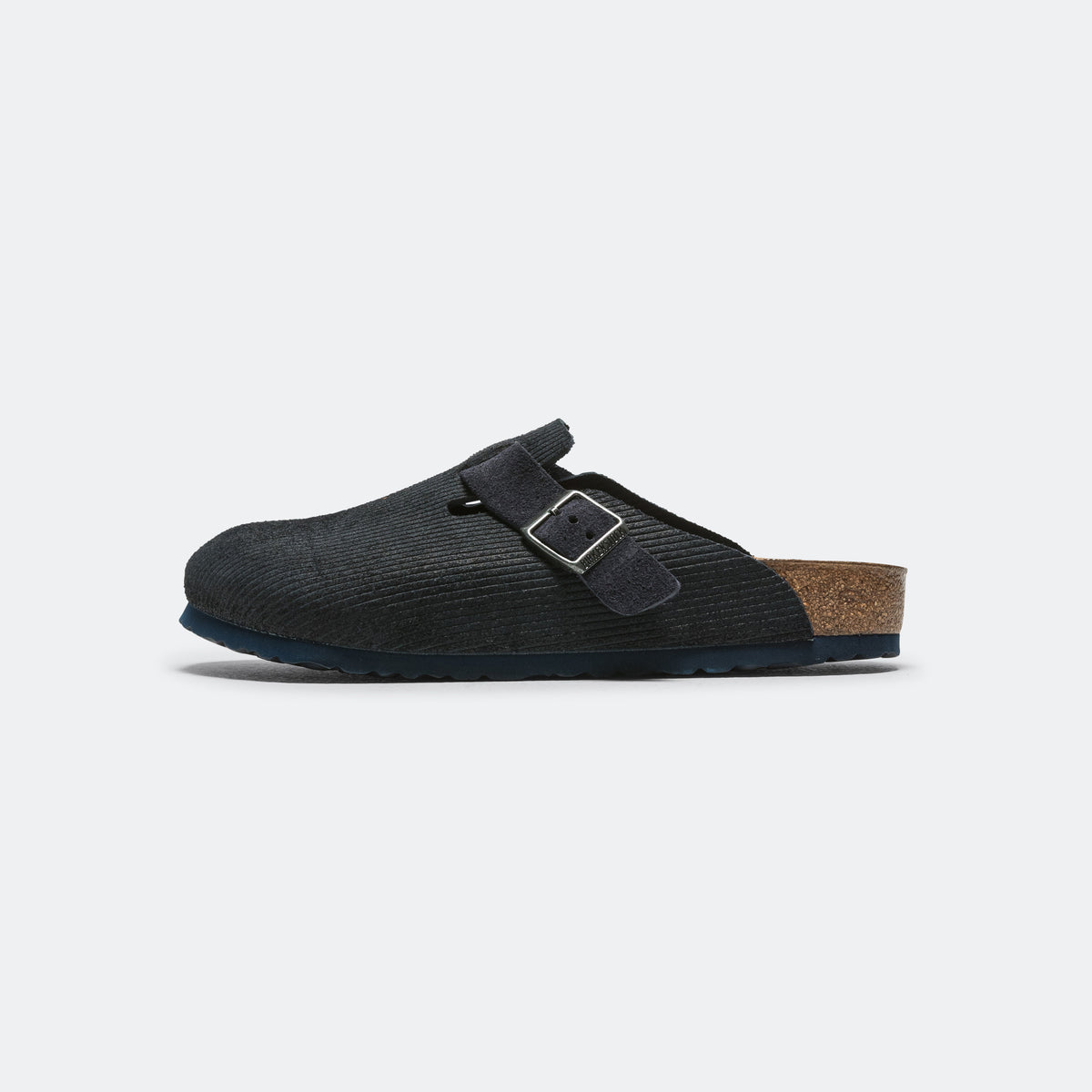 Birkenstock Boston Corduroy - Midnight Suede Leather | UP THERE