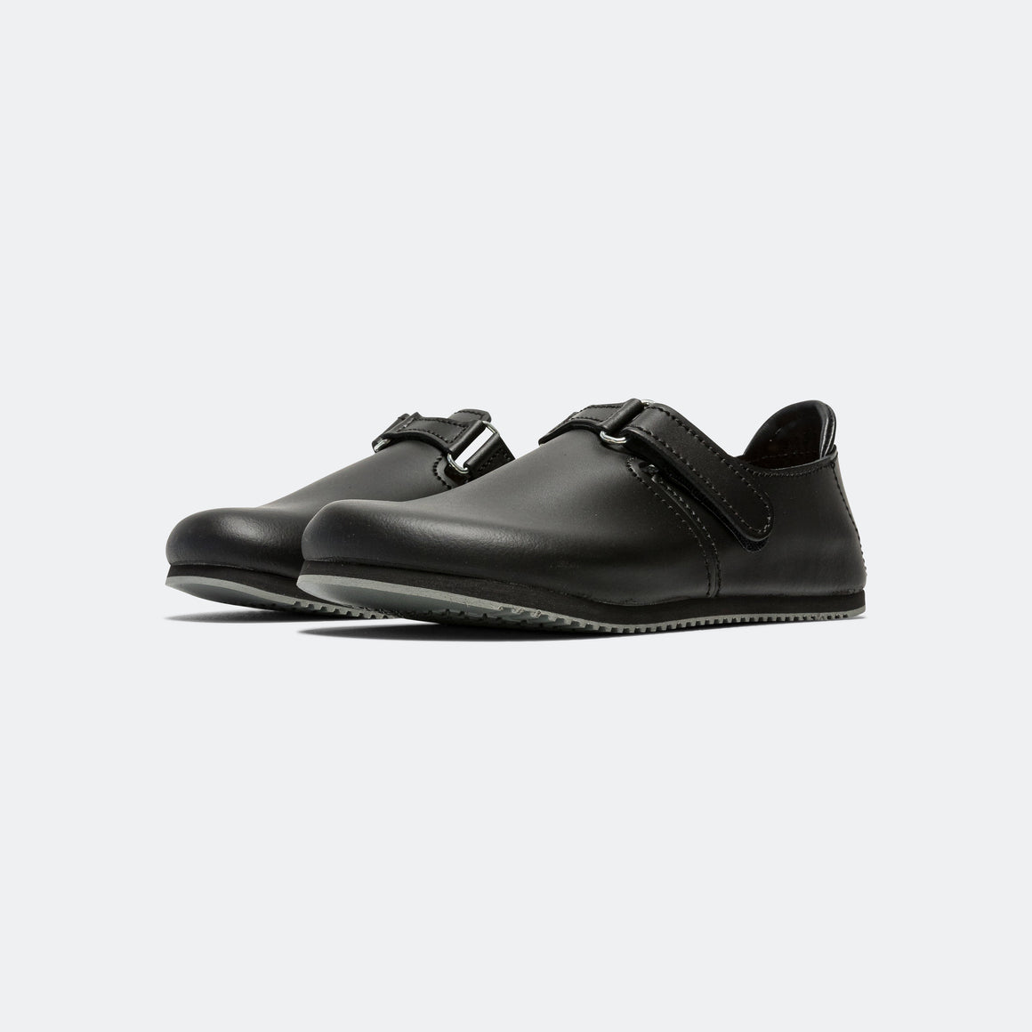 Birkenstock - Linz - Supergrip Black Smooth Leather - UP THERE