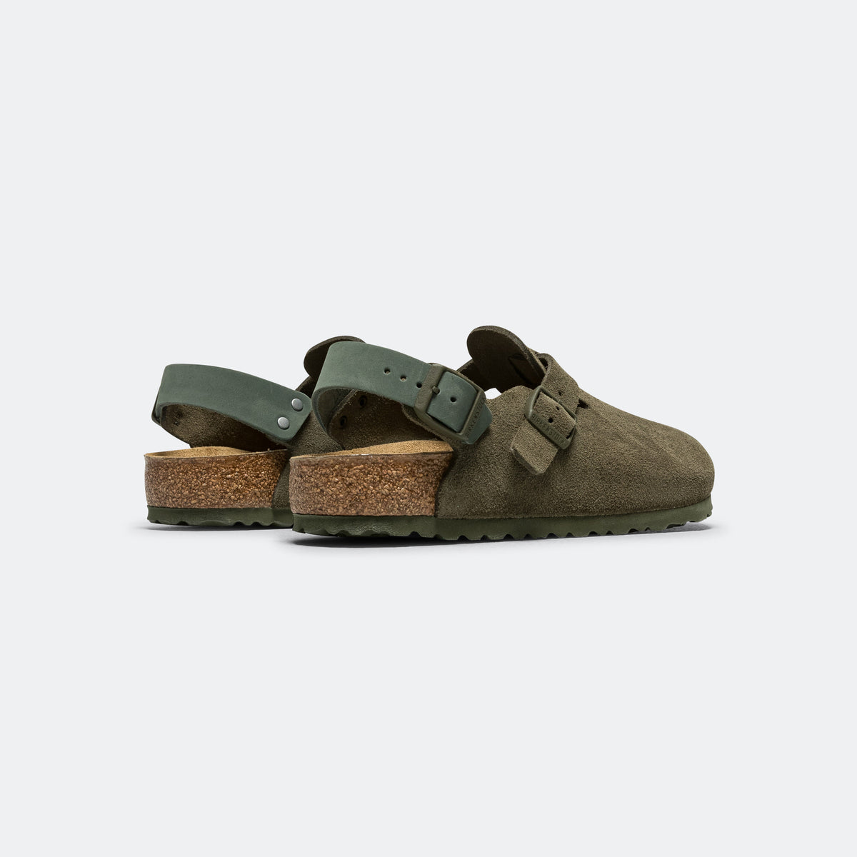 Tokio - Thyme Suede Leather | UP THERE