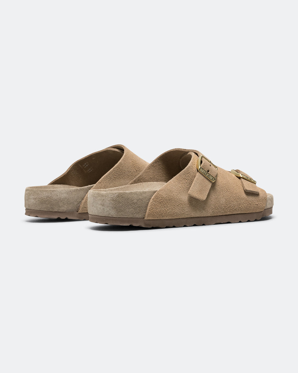 Birkenstock - Zurich Exquisite - Taupe Suede Leather | UP THERE