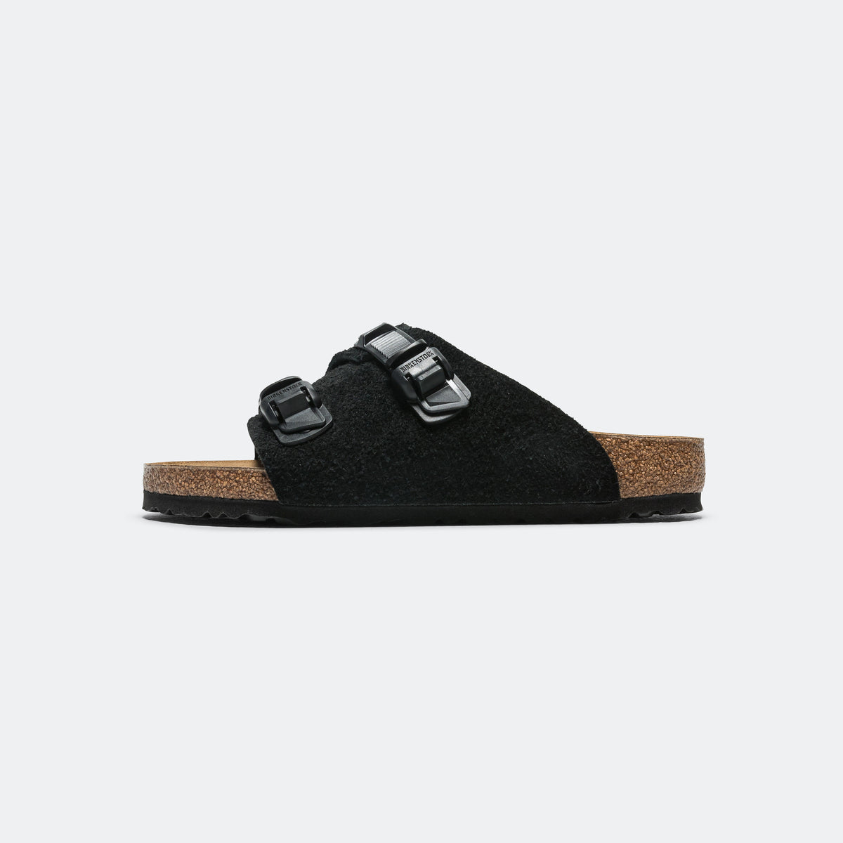 Zurich Tech Black Suede Leather