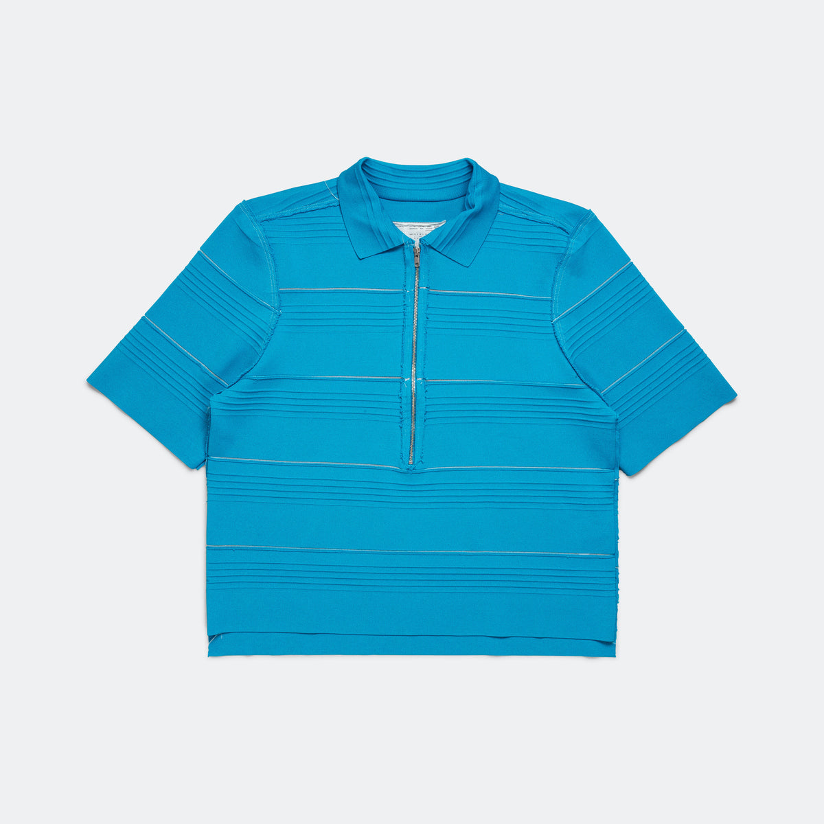 Polo Shirt - Viscose Blue | UP THERE