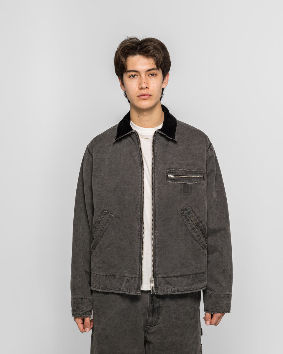 Camiel Fortgens - Worker Jacket - Black Vintage Wash | UP THERE