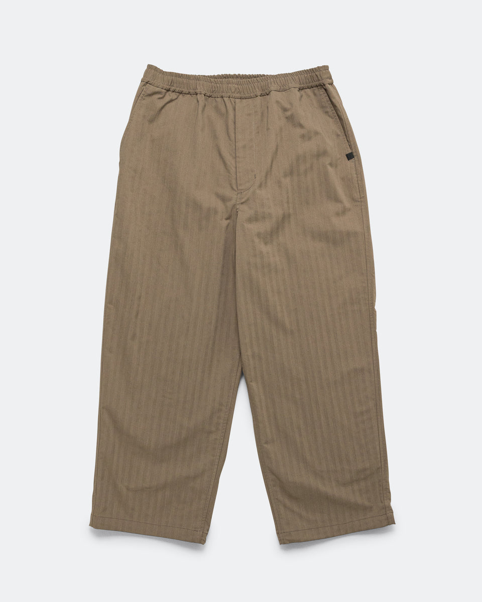 Daiwa Pier39 - Tech Easy Trousers Herringbone - Sage Gray | UP THERE