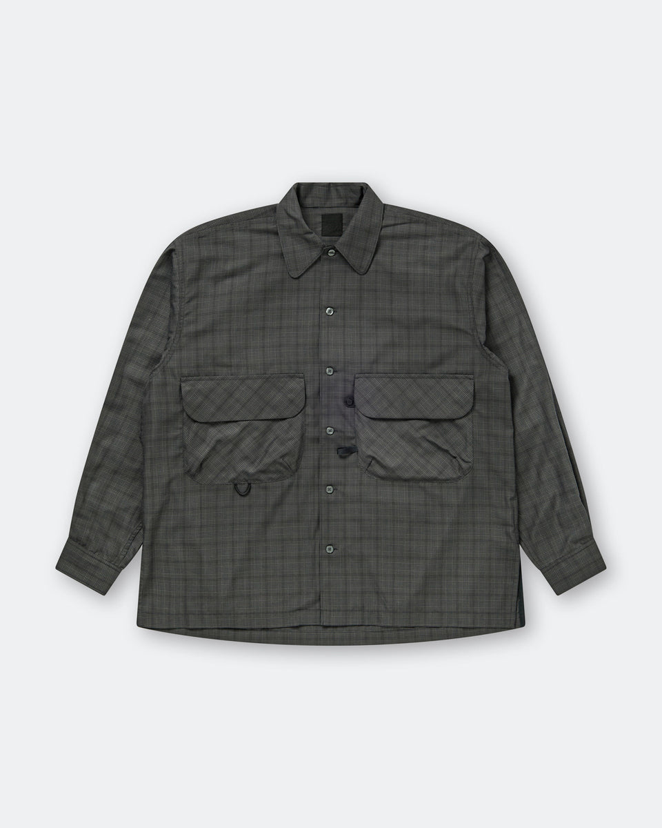 Daiwa Pier39 - Tech Sports Open Collar Shirt L/S - Nova Check