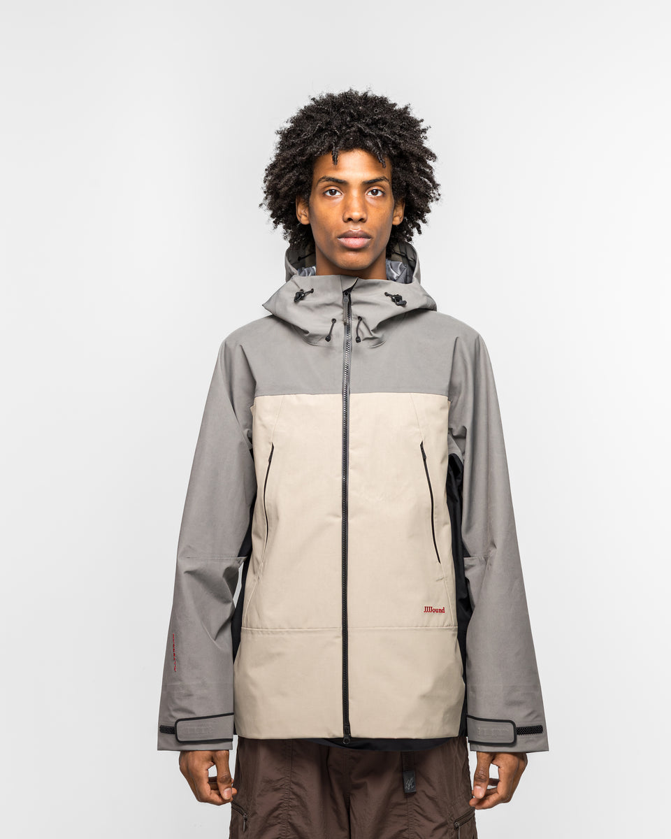 Descente - Hardshell Jacket x JJJJound - Vintage Khaki | UP THERE