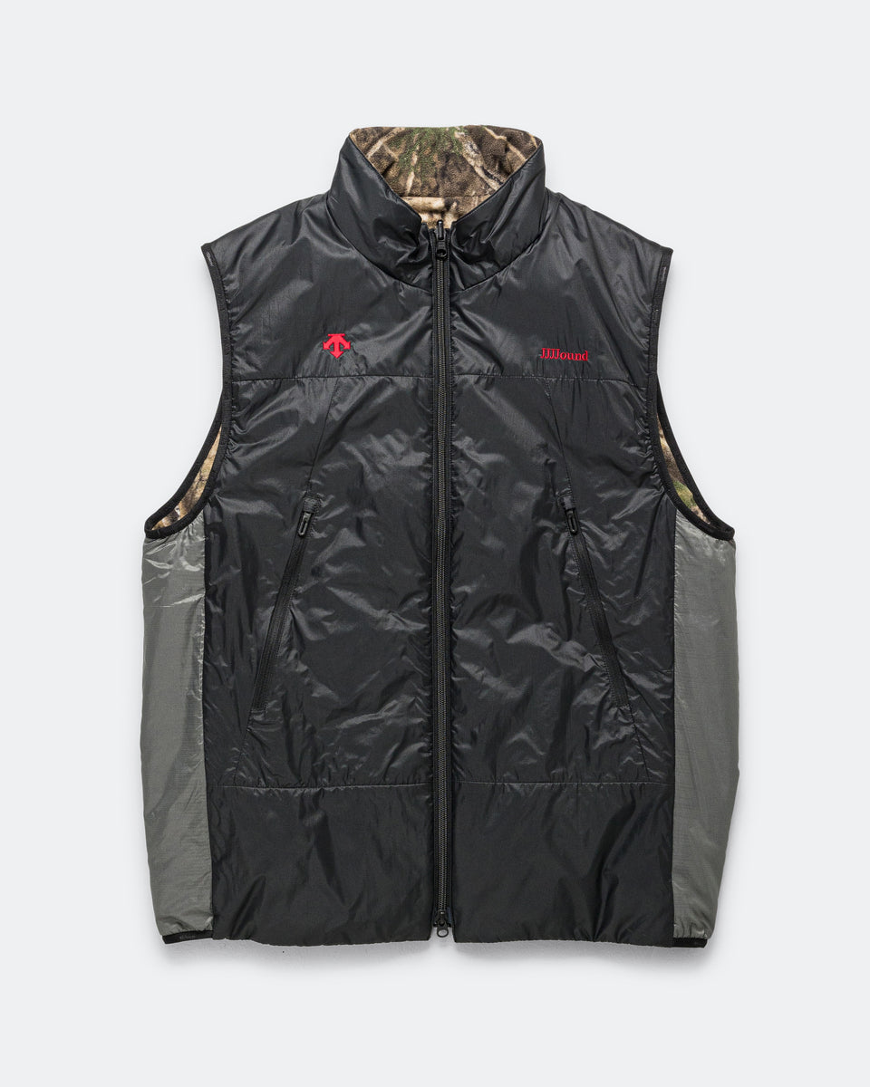 Descente - Reversible Vest x JJJJound - Black | UP THERE