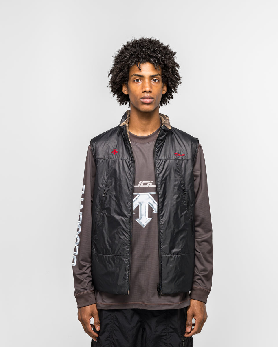 Descente - Reversible Vest x JJJJound - Black | UP THERE