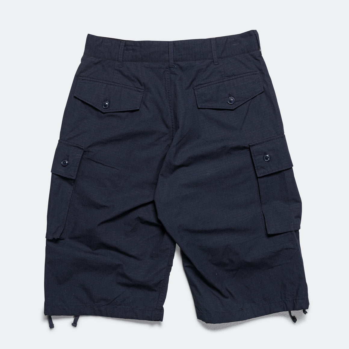 Engineered Garments - FA Short - Dk. Navy Cotton Ripstop - UP THERE