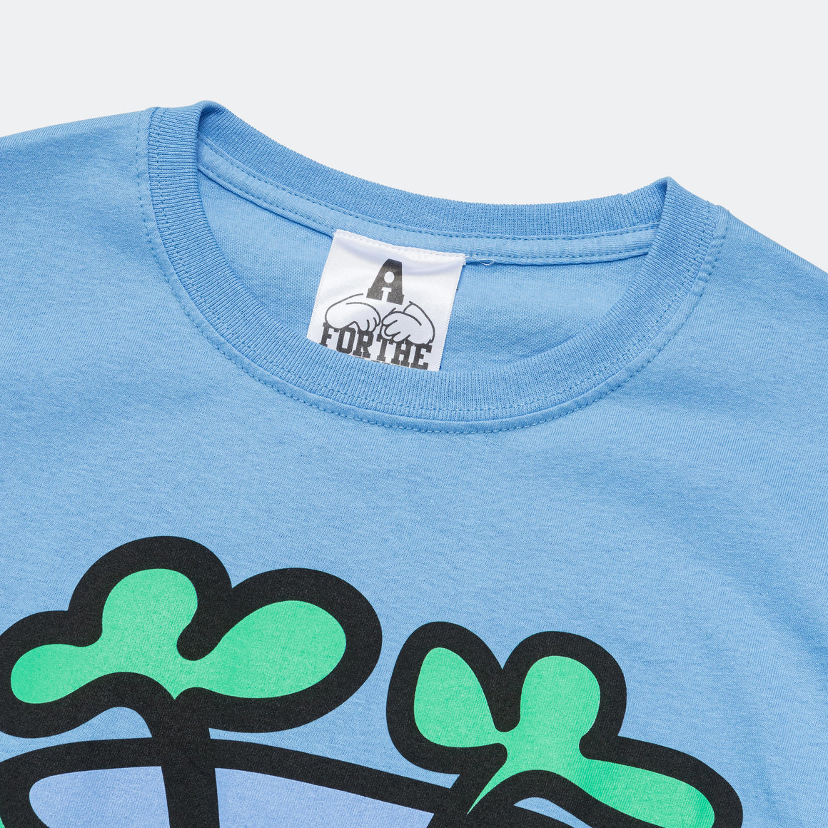 For The Homies - Pothead T-Shirt - Light Blue - UP THERE