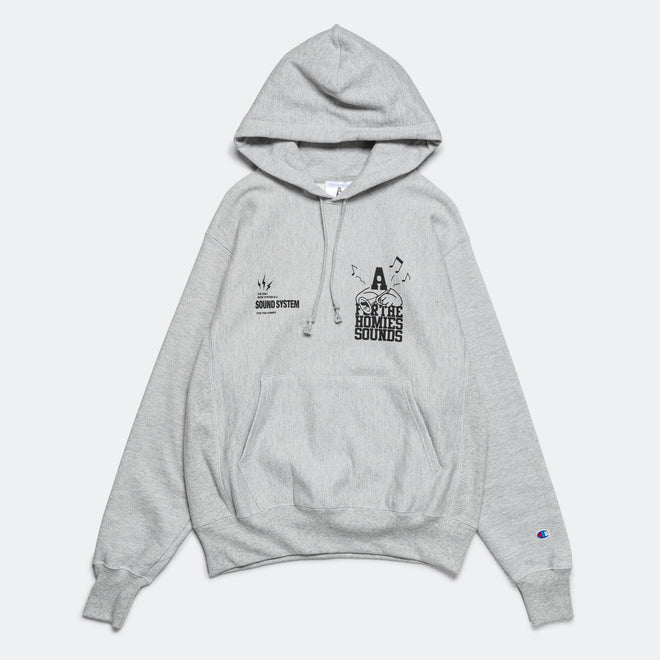 SOUND SYSTEM Pullover Sweat - Athletic Grey