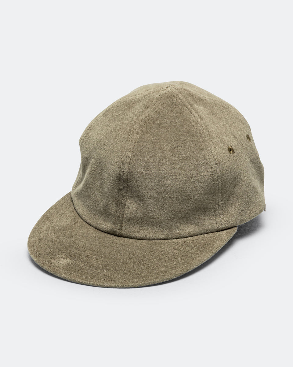 Found Feather - Classic 6 Panel Cap Moleskin - Green | UP THERE
