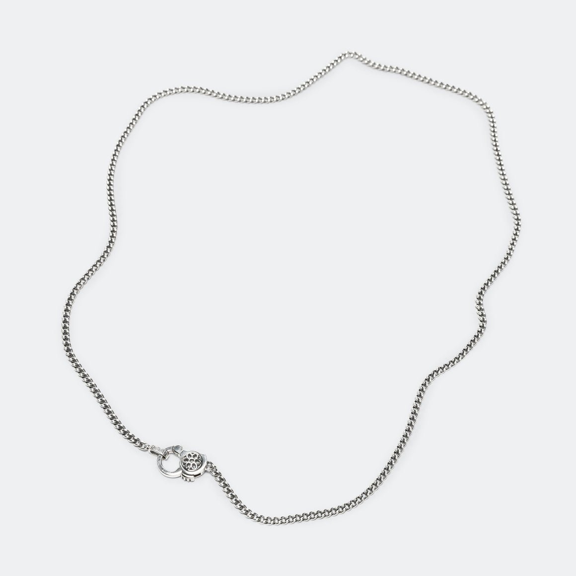 Curb Chain Necklace - 4A - 925 Silver