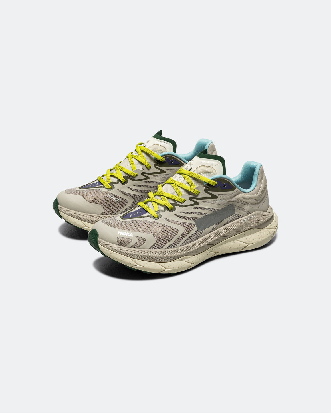HOKA - Tecton X2 x MAAP - Pumice Stone/Limeade - UP THERE