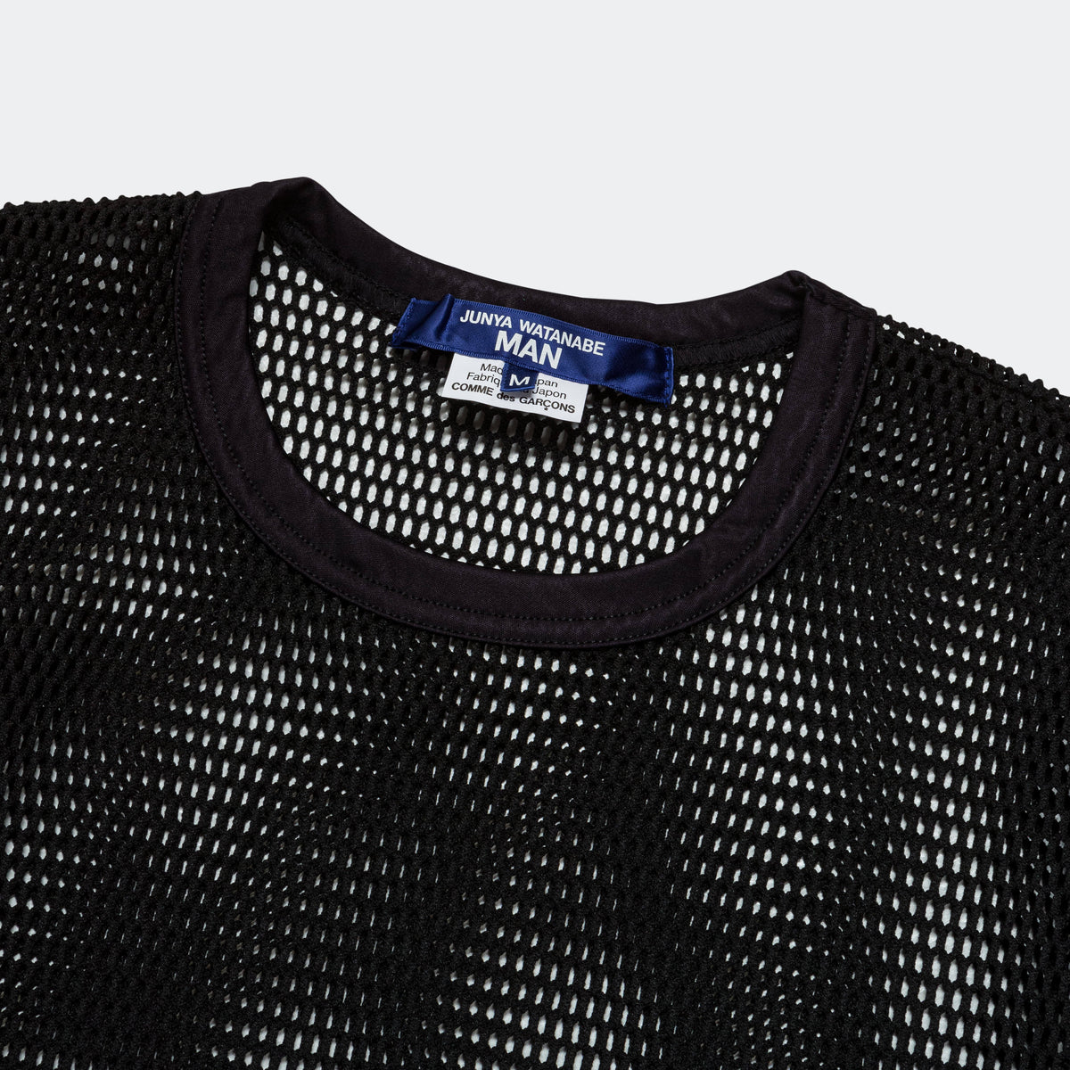 Polyester Mesh L/S T-Shirt - Black