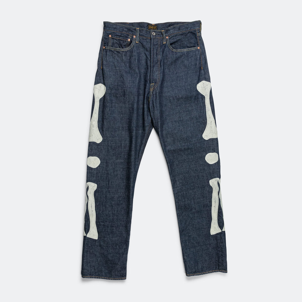 MNML skeleton outlet denim