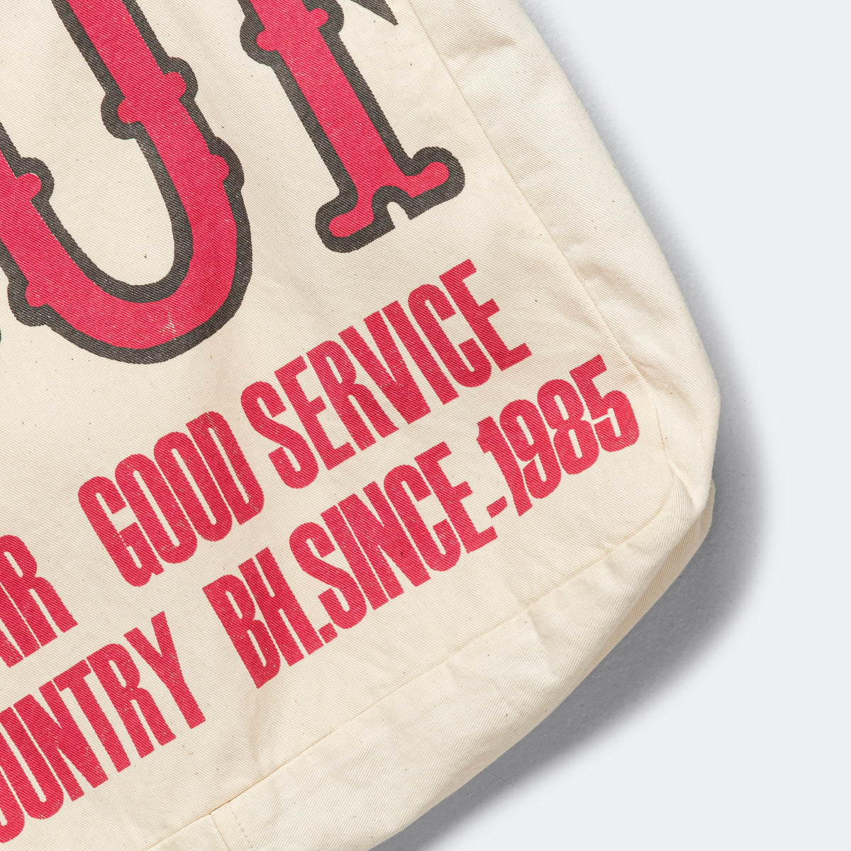 Cotton Twill KOUNTRY FACTORY Book Bag - Ecru | UP THERE