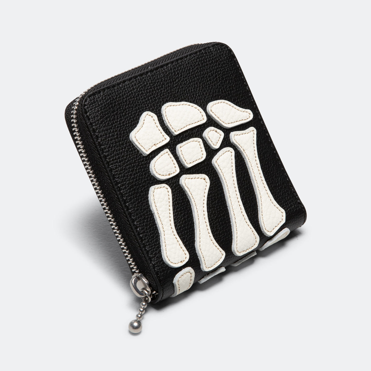 THUMB-UP BONE BAND ZIP Wallet - Black | UP THERE
