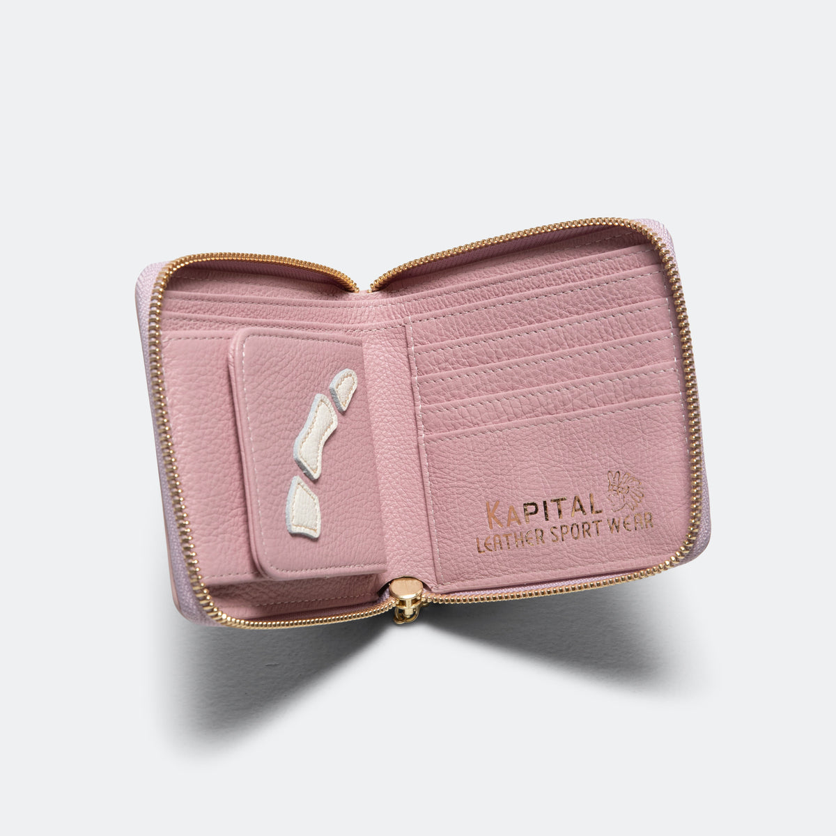 kapital bone wallet 財布 ピンク kapital-thumb-up-bone-band-zip