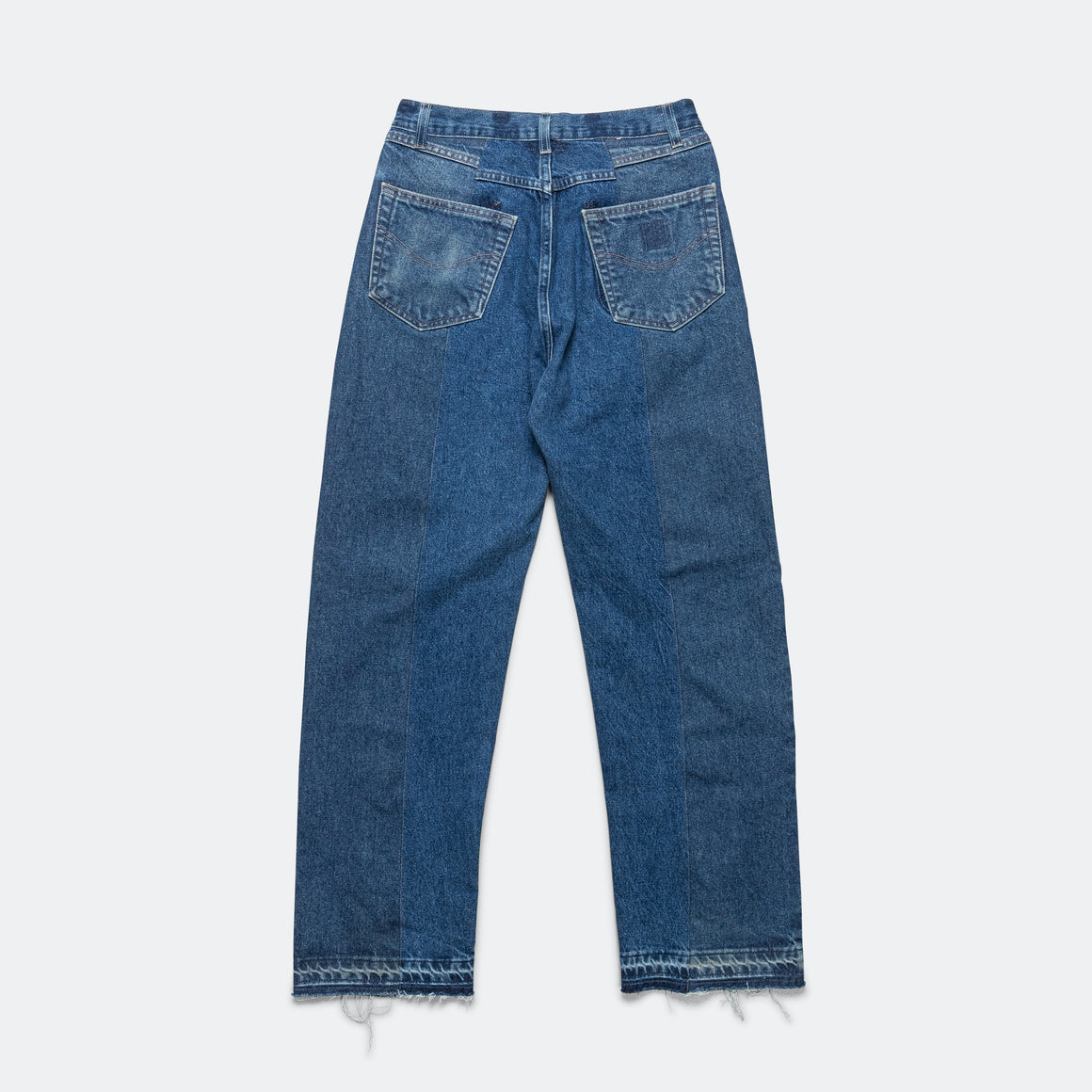 Kartik Research - Double Knee Upcycled Denim - Indigo 32" - UP THERE