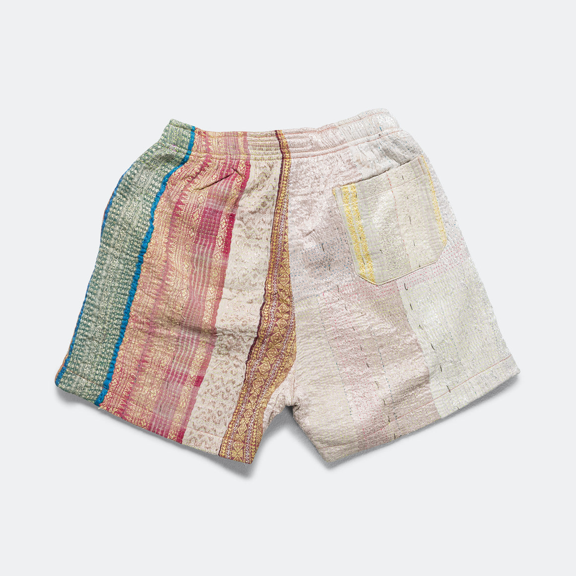 Kartik Research - One Of One Vintage Kantha Shorts - 30" - UP THERE