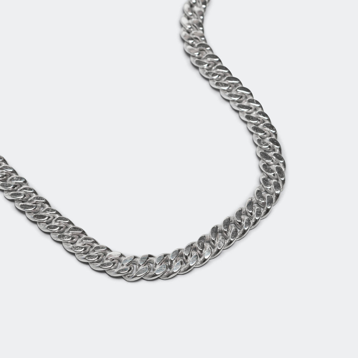 Maple - Cuban Link Chain 5mm - 925 Silver - UP THERE