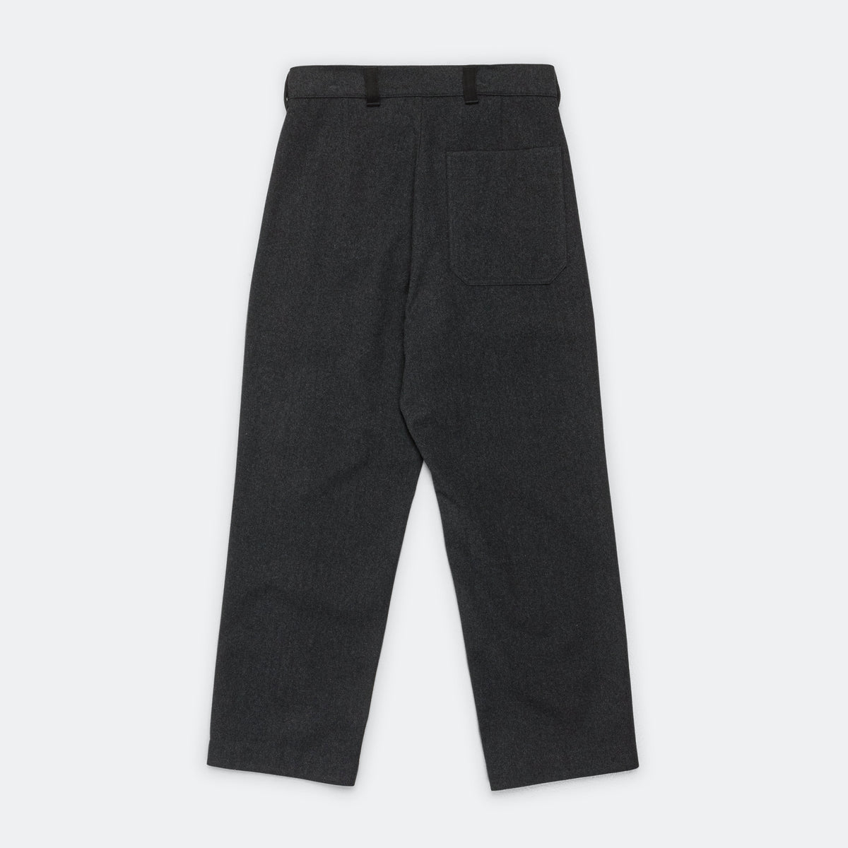 Firemans Trouser - Charcoal Wool Cotton Drill