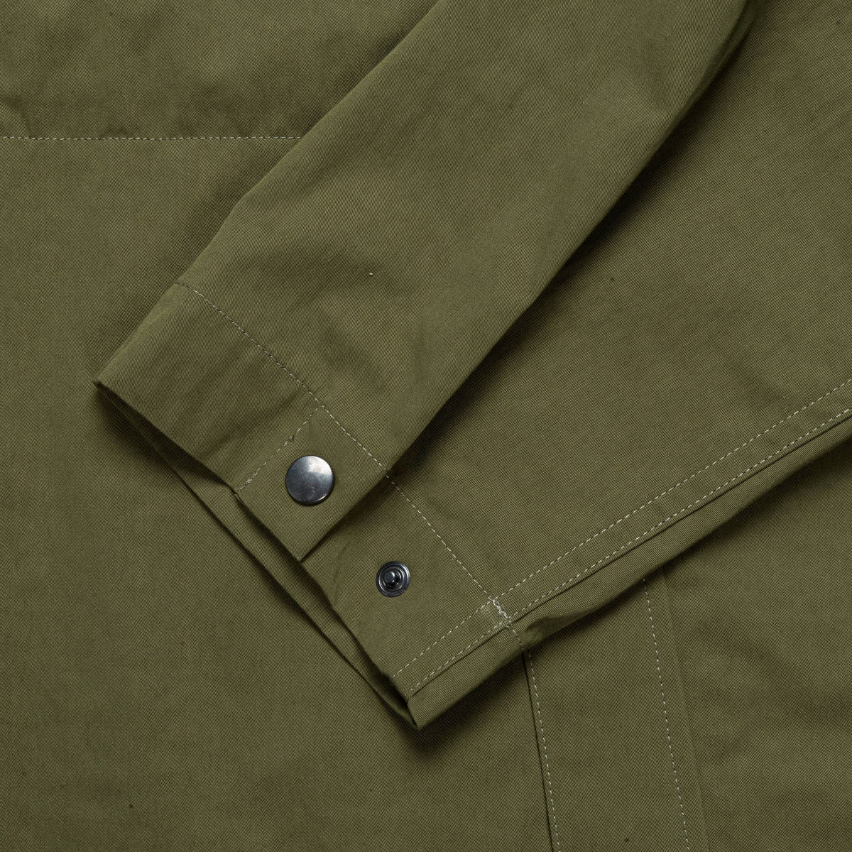 Margaret Howell MHL Stand Collar Anorak - Grass | UP THERE