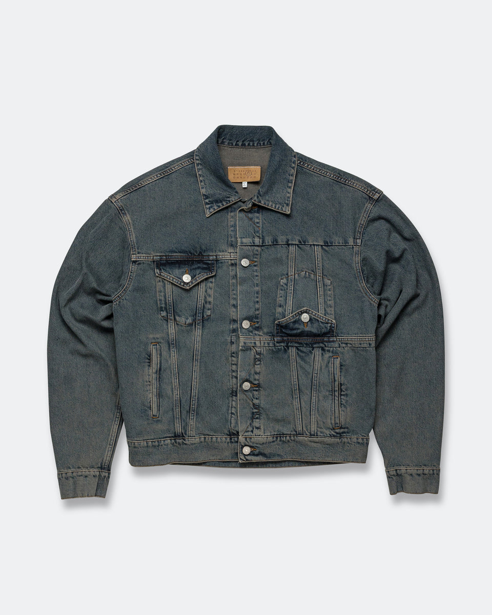 MM6 デニムSPORTSJACKET MM6 - Denim Sports Jacket - Light Grey | UP THERE