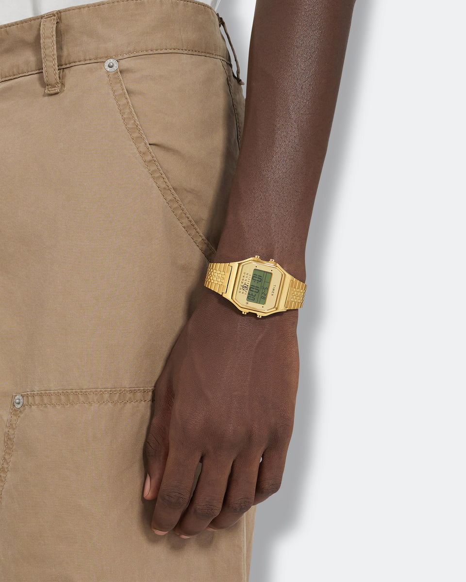 MM6 - Timex x MM6 T80 Gift Set w/ Extra Bracelet - Gold Tone | UP