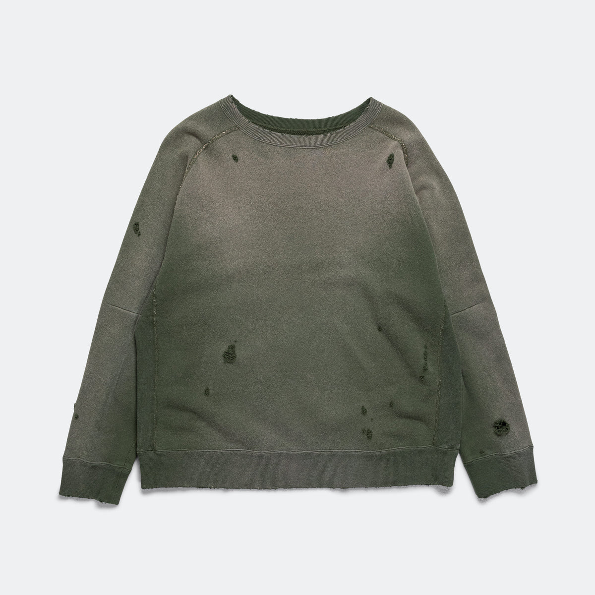 Darts Sweatshirt - Olive French Terry | UP THERE