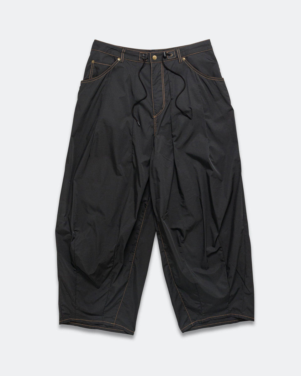 Needles - H.D. Memory Poly Taffeta Jean - Black | UP THERE